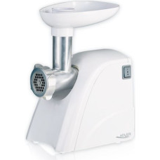 Adler AD 4803 Meat mincer, Power 800W, Bowl, Middle size sieve, Mince sieve, Poppy sieve, Plunger, Sausage filler