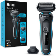 Braun Shaver 51-M1200s	 Operating time (max) 50 min, Wet&Dry, Black/Mint