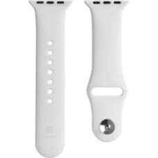 Evelatus Apple Watch 38/40/41mm Silicone Loop Watch Straps (110mm S/M) White