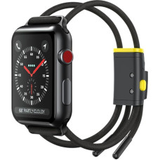 Baseus Let's Go Adjustable Sport Band for Apple Watch 42 / 44 / 45mm Black Yellow