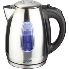 Adler Kettle AD 1223 Standard, Stainless steel, Stainless steel, 2200 W, 360° rotational base, 1.7 L