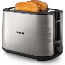 Philips Toaster HD2650/90 Viva Collection Power 950 W, Number of slots 2, Housing material  Metal, Stainless Steel