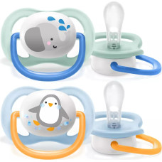 Philips Avent māneklītis Ultra Air Animals, 0-6M (2 gab), zēniem - SCF080/05