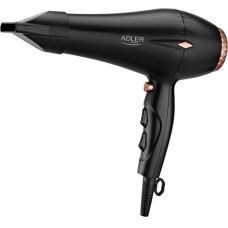 Adler Hair Dryer AD 2244 2000 W, Number of temperature settings 3, Ionic function, Diffuser nozzle, Black