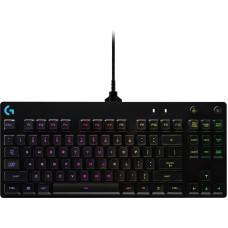 Logitech G PRO TKL Corded Mechanical Gaming Keyboard - BLACK - NORDIC - USB - CLICKY