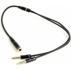 Gembird 2 x 3.5mm Combo Male - 3.5mm Mic/Audio Metal