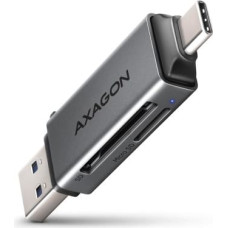 Axagon CRE-DAC External, Type-C+Type-A 2-slot SD/microSD