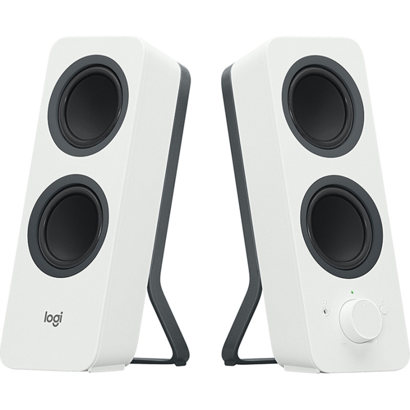 Logitech Z207 Bluetooth Stereo Speakers - OFF-WHITE