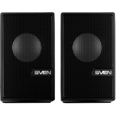 Sven Acoustics power is 6 W — this is a modest figure, but the desktop solution doesn't require more. 47 mm drivers provide a frequency range of 100 Hz to 20 kHz — this is enough for background music and for special effects in movies or games. The aco