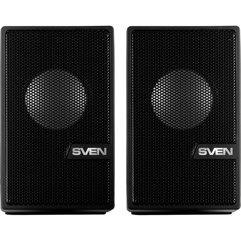 Sven Acoustics power is 6 W — this is a modest figure, but the desktop solution doesn't require more. 47 mm drivers provide a frequency range of 100 Hz to 20 kHz — this is enough for background music and for special effects in movies or games. The aco