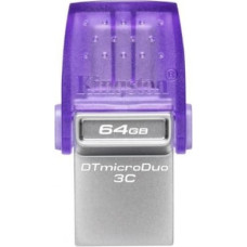 Kingston 64GB DataTraveler microDuo 3C 200MB/s dual USB-A + USB-C, EAN: 740617328219