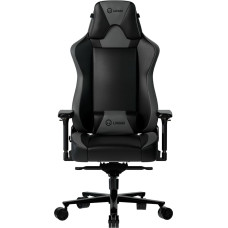 Lorgar Base 311, Gaming chair, PU eco-leather, 1.8 mm metal frame, multiblock mechanism, 4D armrests, 5 Star aluminium base, Class-4 gas lift, 75mm PU casters, Black + grey