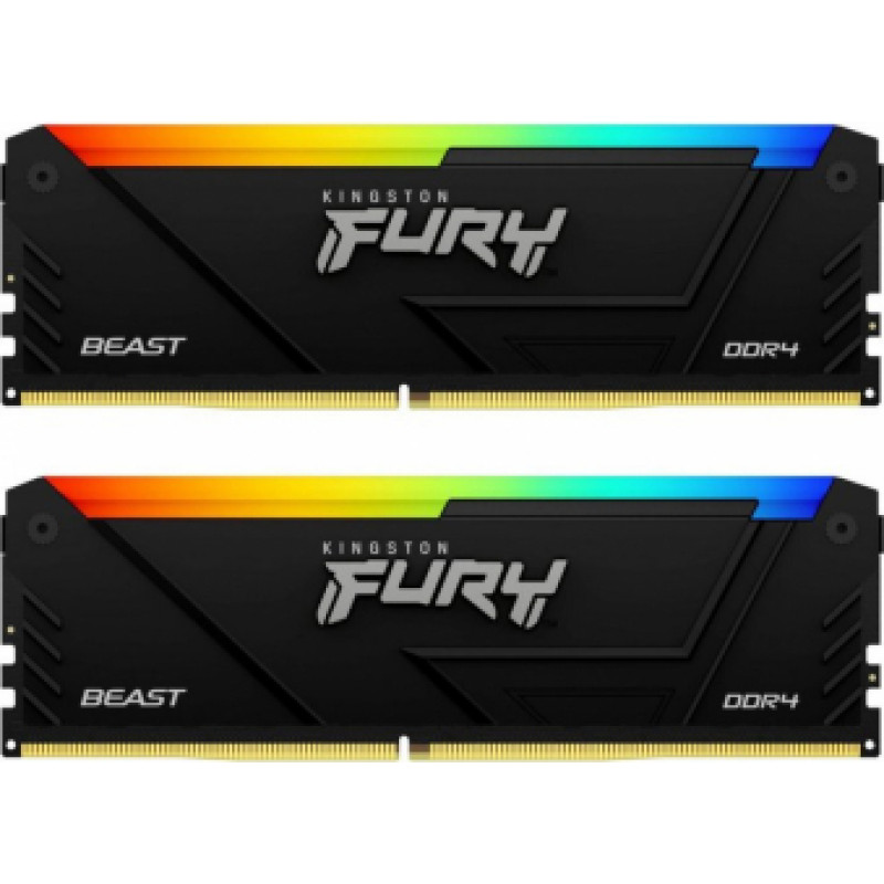 Kingston Operatīvā atmiņa Kingston Fury Beast RGB 16GB Black