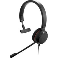 Jabra EVOLVE 20 MS Mono USB Headband, Noise cancelling,USB connector, with mute-button and volume control on the cord, with foam ear cushion, Microsoft optimized