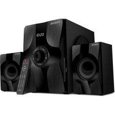 Sven 2.1 speakers SVEN MS-315, black, Bluetooth, FM, USB, Display, RC unit, power output 20W+2x13W (RMS)