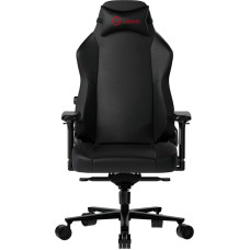 Lorgar Embrace 533, Gaming chair, PU eco-leather, 1.8 mm metal frame, multiblock mechanism, 4D armrests, 5 Star aluminium base, Class-4 gas lift, 75mm PU casters, Black