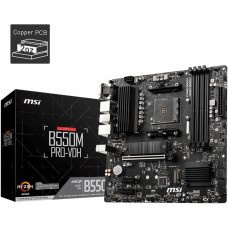 MSI Mainboard|MSI|AMD B550|SAM4|MicroATX|Memory DDR4|Memory slots 4|2xPCI-Express 3.0 1x|1xPCI-Express 4.0 16x|2xM.2|1x15pin D-sub|1xHDMI|1xDisplayPort|2xAudio-In|1xAudio-Out|2xUSB 2.0|4xUSB 3.2|1xPS/2|1xRJ45|B550MPRO-VDH