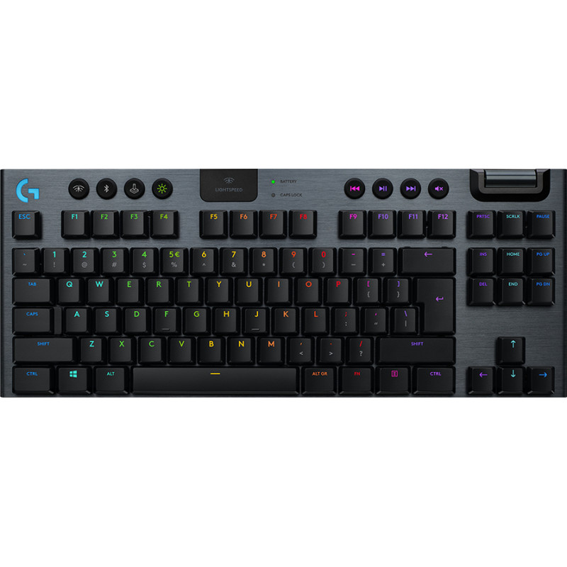 Logitech G915 TKL LIGHTSPEED Wireless Mechanical Gaming Keyboard - CARBON - US INT'L - TACTILE