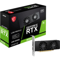 MSI Graphics Card|MSI|NVIDIA GeForce RTX 3050|6 GB|GDDR6|96 bit|PCIE 4.0 16x|Dual Slot Fansink|2xHDMI|1xDisplayPort|RTX3050LP6GOC