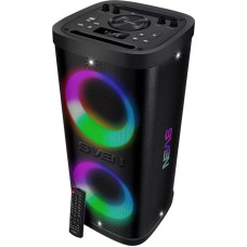 Sven Portable speaker SVEN PS-930, black, power output 2x75W (RMS), TWS, Bluetooth, FM, USB, microSD, LED-display, lithium battery