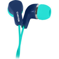 Canyon headphones EPM-02 Mic 1.2 m Blue Green