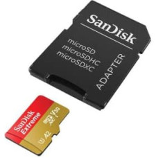 Sandisk Extreme microSDXC 1TB + SD Adapter + 1 year RescuePRO Deluxe up to 190MB/s & 130MB/s Read/Write speeds A2 C10 V30 UHS-I U3, EAN: 619659188474