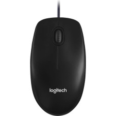 Logitech M100 Corded Mouse - BLACK - USB