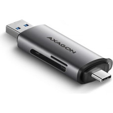 Axagon CRE-SAC External USB 3.2 Gen1 Type-C+Type-A 2-slot SD/microSD